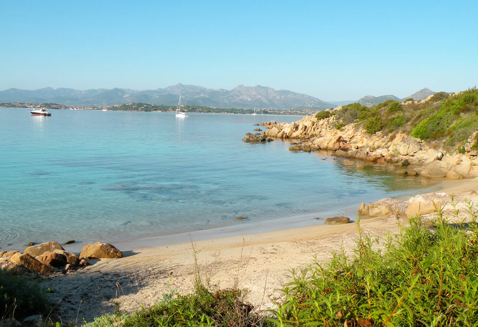 outstanding dedicated sandy beach - Villa Marzia Sardinia