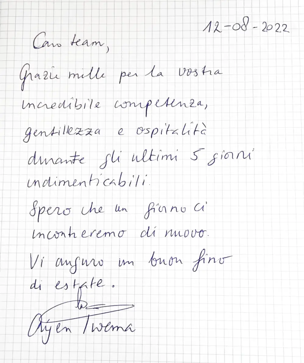 Guestbook - Villa Marzia Reviews